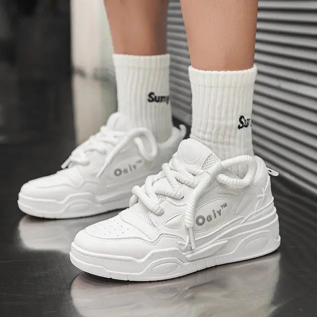 "Oogi" All white , Woman's Shoes