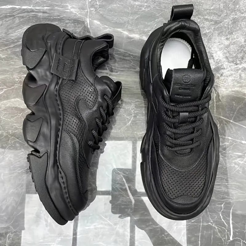 New Fashion Breathable Running Shoes black