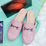 Load image into Gallery viewer, WOMEN&#39;S SPRING AND SUMMER NEW LEATHER FLAT BOTTOME LAVENDER
