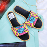 Load image into Gallery viewer, Girl&#39;s flats slippers stylish model fashion flat casual daily use
