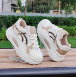 Load image into Gallery viewer, WOMAN&#39;S SHOES WHITE BEIGE CHUNK GS.66
