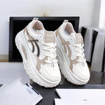 Load image into Gallery viewer, WOMAN&#39;S SHOES WHITE BEIGE CHUNK GS.66
